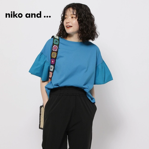 niko and ... Летняя модная футболка для отдыха, оверсайз