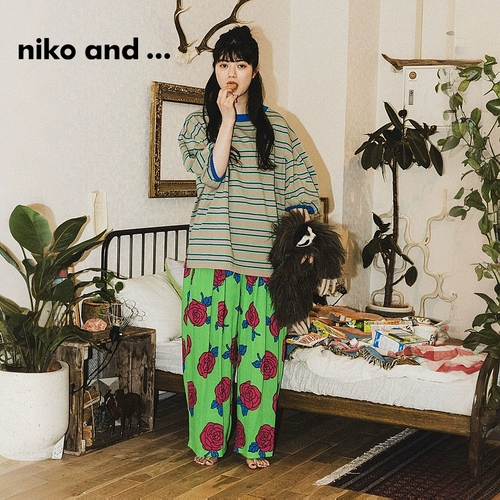 niko and ... Летние модные трендовые штаны