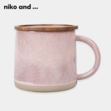 niko and ... Кружка новогодняя цветная макаронная креативная бытовая чашка в японском стиле с крышкой 964733