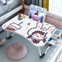 Bed desk Small table Dormitory artifact Upper bunk table board College student folding desk Computer Lazy bedroom sitting floor