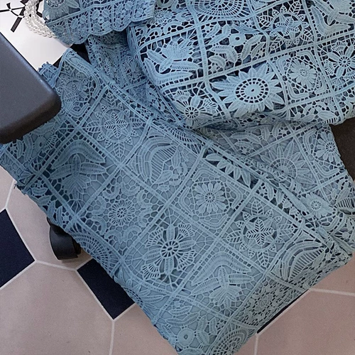 Кружевные летние штаны, тонкий элитный комплект, в западном стиле, в стиле Шанель