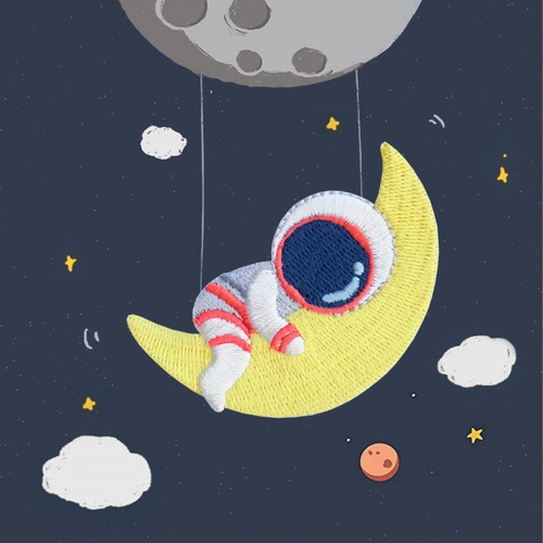 Универсальный космонавт, штаны, самоклеющийся чехол для телефона, с вышивкой