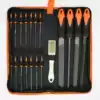 Factory file set 18-piece set 16-piece set of steel file group file set with package Metal steel damper knife processing customization