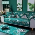 Đệm sofa bốn mùa đàn hồi phổ thông Bắc Âu đệm cao cấp đơn giản chống trơn trượt bọc sofa khăn bảo vệ vải bọc đệm - Bảo vệ bụi Bảo vệ bụi