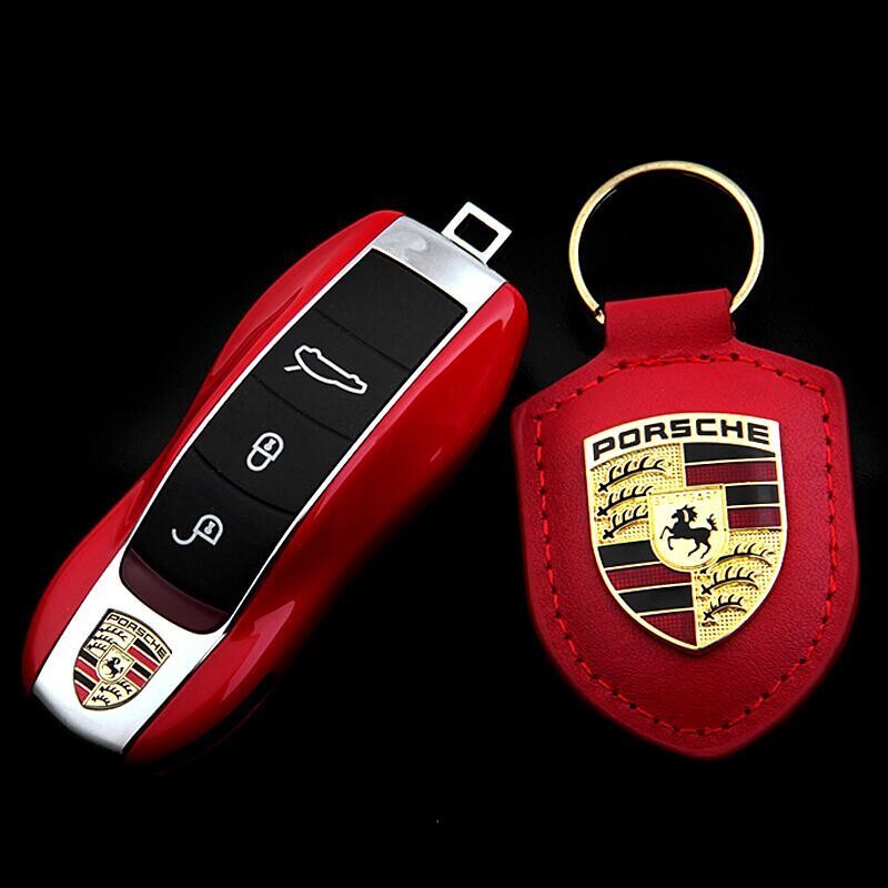 Suitable for Porsche keysets Macan718 Cayenne Palamera 911 personality upscale shell jacket buckle damp