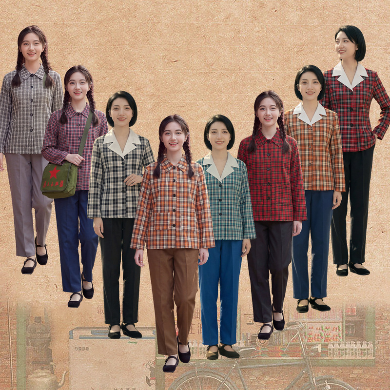 80S Nostalgic Clothing for Children, 70S Rural Farmer Outfits, 60S and 70S Youth Clothing, 60S Village Girl Performance Costumes 80S Nostalgic Clothing for Children, 70S Rural Farmer Outfits, 60S and 70S Youth Clothing, 60S Village Girl Performance Costumes