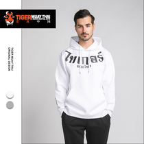 Personality pullover sweater kangaroo pocket spring and autumn bottoming Thai thorn character pure cotton wild tiger Muay Thai casual