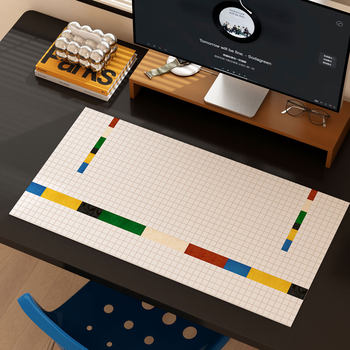 Office desk pad computer mouse pad cleans the leather as soon as you wipe it Office desk pad computer mouse pad cleans the leather as soon as you wipe it