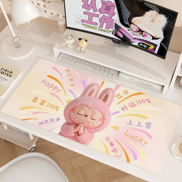 Office desk pad computer mouse pad cleans the leather as soon as you wipe it