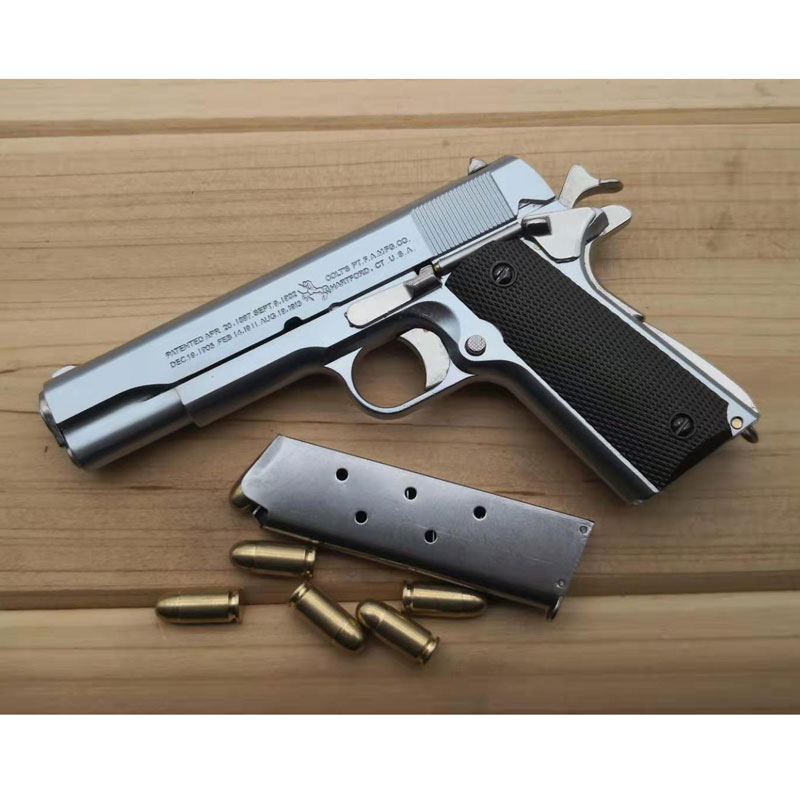 1:2.05 Alloy Empire Colt M1911 All-Metal Toy Gun Model Shelled Desert Eagle Removable M