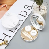 Невидимые брендовые мраморные портативные очки, изысканный стиль, простой и элегантный дизайн