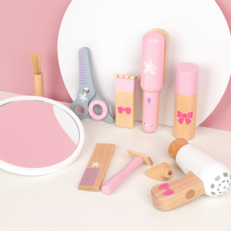 Children's Simulation Makeup, Beauty Makeup, Hairdressing Toy Set, Girls Playing House Role Playing Birthday Gift