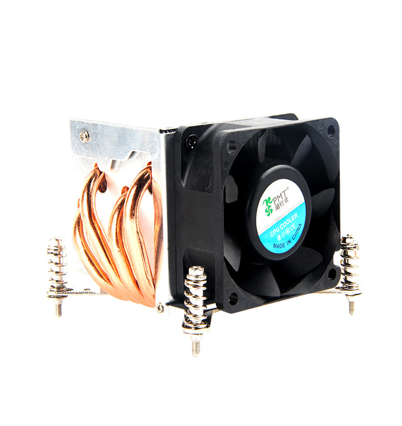 Server 4 heat pipe CPU radiator ultra-quiet 1366 1150 1156 desktop CPU fan 2011