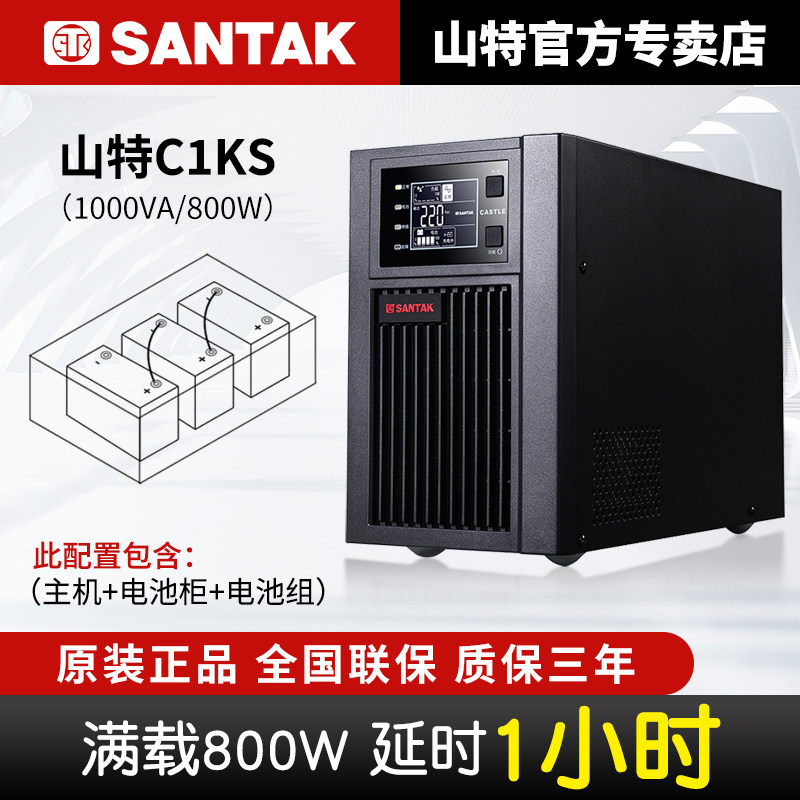 Sand C1KS UPS uninterrupted power supply 1000VA 800W backup 1 hour online battery