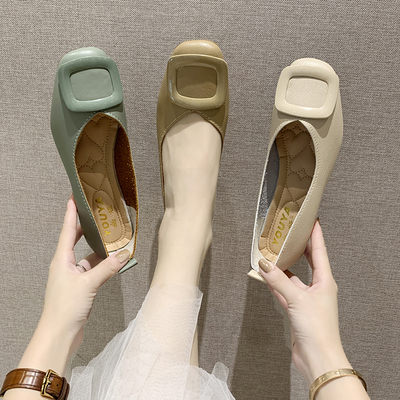 【达人验货】平底浅口女单鞋豆豆鞋