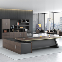 Yueting boss Office table and chair combination new Chinese President desk desk desk simple modern office furniture big class