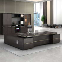 Boss office table and chair combination simple modern manager Room president furniture atmosphere single supervisor table big class