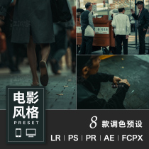 lr preset video pr FCPX movie style PS picture portrait color grading Da Vinci Pungent retouching filter lut