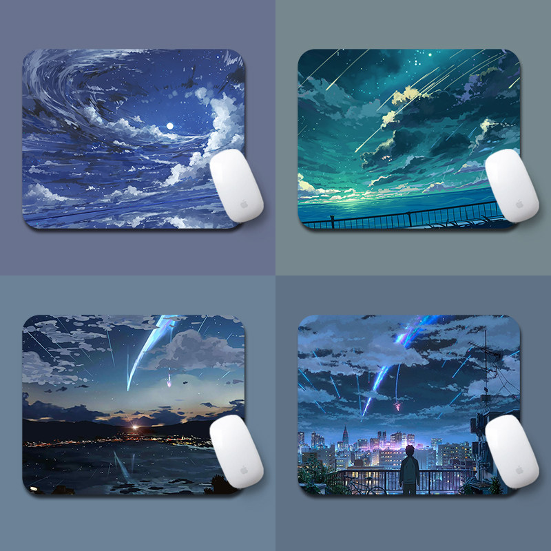 Xin Haicheng mouse pad two-dimensional animation table pad your name boy gaming computer keyboard pad thickened wrist pad personality cool desk pad non-slip student desk pad