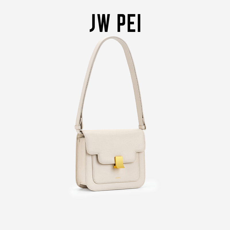 JW PEI fashion shoulder bag cross-body bag women's square messenger bag small square bag adjustable shoulder strap 1C03