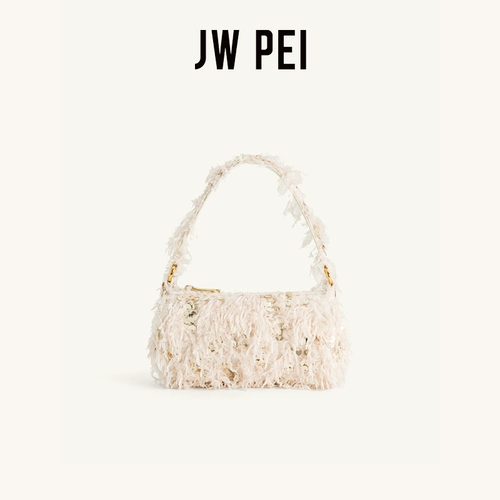 JW PEI Eva, сумка подмышку, серебряные небольшие дизайнерские блестки для ногтей, сумка на одно плечо