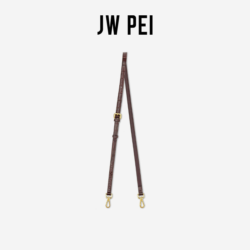 JW PEI shoulder strap accessories Crocodile Textured Shoulder Strap Female single shoulder inclined satchel accessories 138