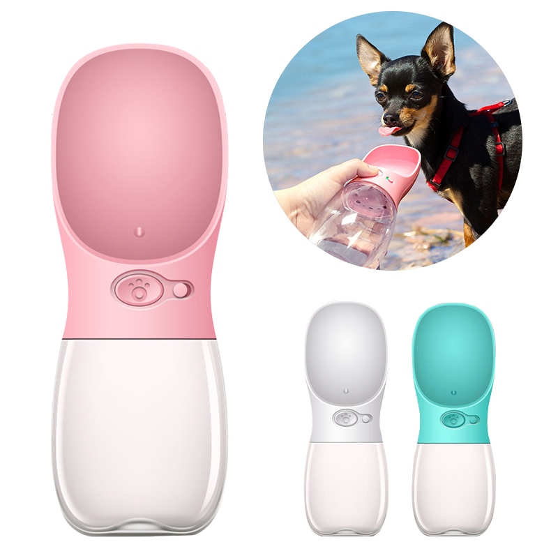 Portable Pet Dog Water Bottle For Small Large Dogs Travel Pu