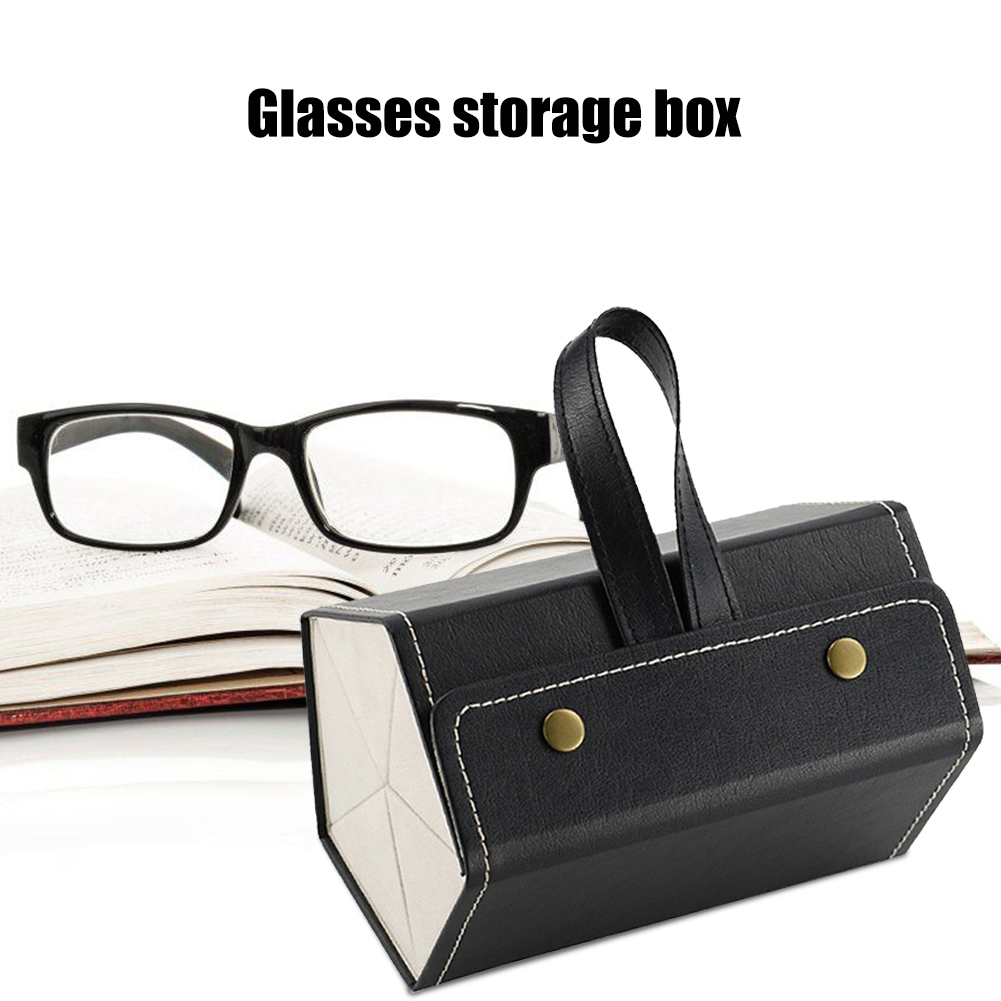 5 Grid Portable Glasses Storage Box Display Organizer