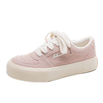 Pull back womens shoes thick-soled canvas shoes for women 2024 new summer white shoes versatile sneakers womens bread shoes trendy