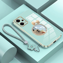 Suitable for Redmi Note12Pro mobile phone case redminote12pro new men and women 22101320C touch-up mirror 22101316UC electroplating