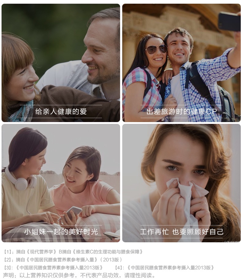 【黄金搭档】维生素C含片30片