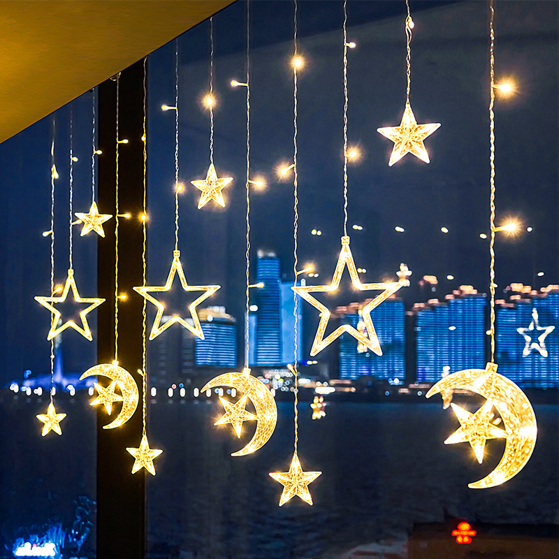 LEDスターライト、カラフルなライト、点滅ライト、星空の誕生日シーン新年の装飾部屋のインテリアレイアウト雰囲気ライト