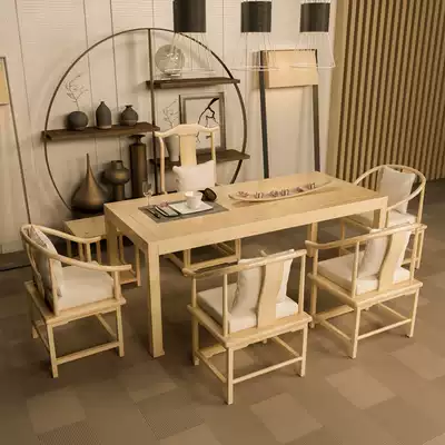 Tea table tea table set up 1 2 meters simple modern tea ceremony tea table and chair set balcony tea table and chair combination