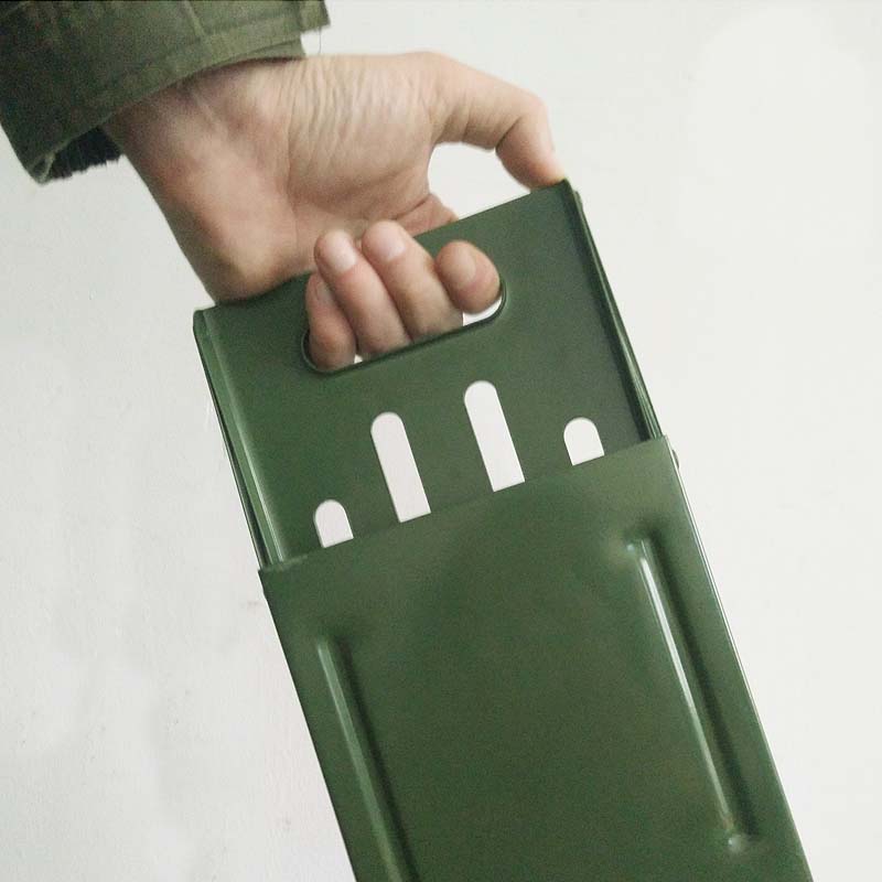 Luban bench reinforced all metal folding bench portable pony pin stool train bench writing baby