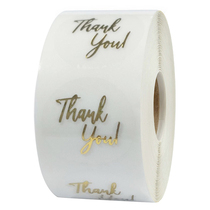 500 sheets of transparent stamping invisible thank you thank the adhesive sticker round gratitude label seal