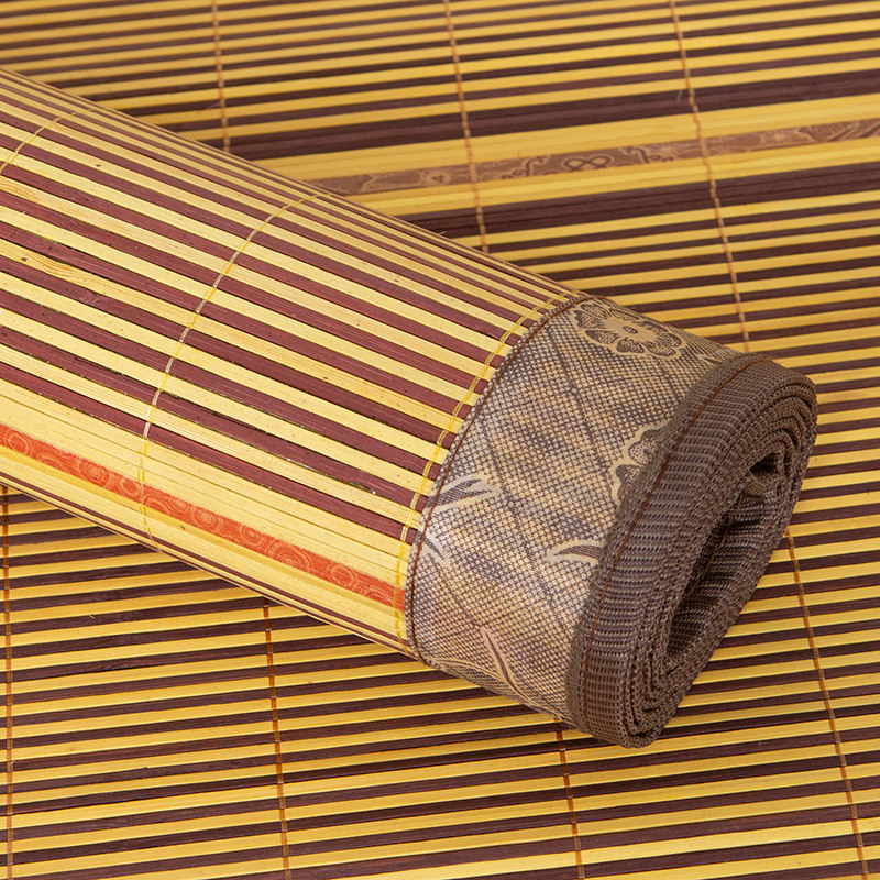 Cool mat bamboo mat winter and summer student dormitory single 1 meter 2 double-sided front and back dual-use household foldable mat straw mat