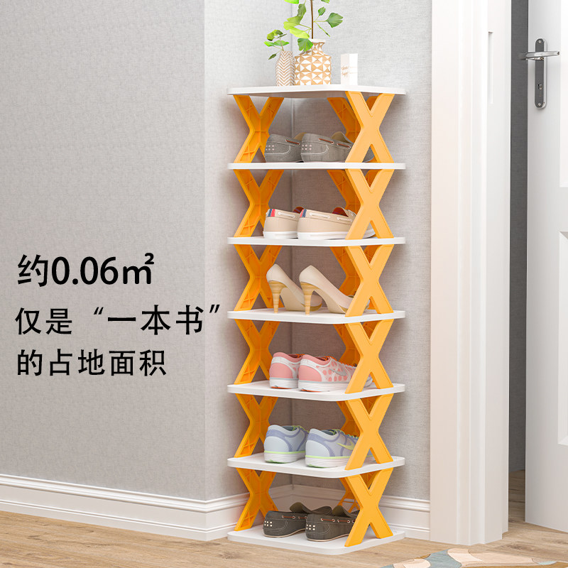 ke giay Giá để giày cửa nhà đơn giản gấp nhiều lớp hiện vật lưu trữ trong nhà tiết kiệm không gian ký túc xá tủ giày nhỏ chống bụi mẫu kệ để giày dép kệ giày dép nhựa