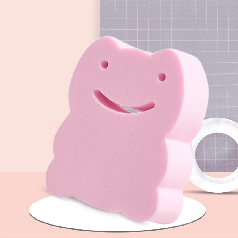 Yukon Newborn Baby Boy Baby Baby Bath Towel Wash Head Brushed Silicone Natural Sponge Rubbing Bath Cotton Bath deviner