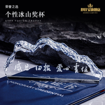 Crystal paperweight paper press book Four Treasures suppression ruler Chinese style calligraphy ornaments transparent glass paper town can be customized