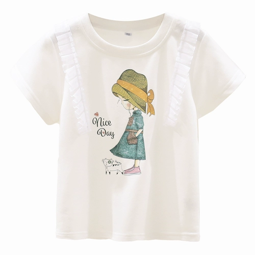 Футболка с коротким рукавом, летняя детская летняя одежда, детская одежда