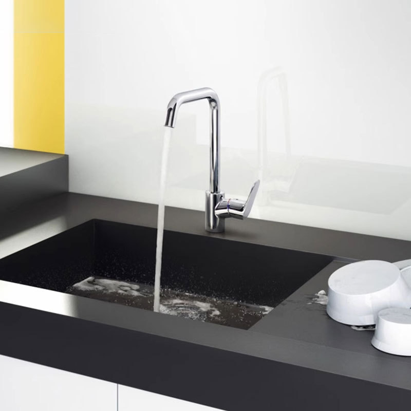 German Hansgrohe Focos M41 Series Hot and Cold Water Rotatable Kitchen Sink Faucet 31820007