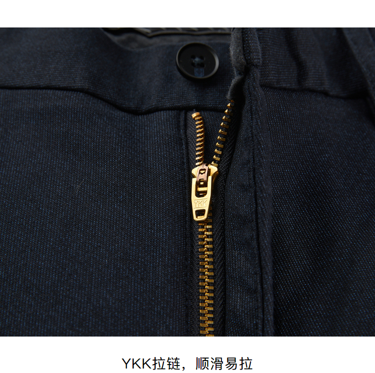 HLA/海澜之家 商场同款 男士弹力商务休闲裤 YKK拉链 图10