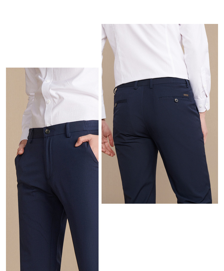 HLA 海澜之家 中腰水洗 男式休闲长裤 天猫优惠券折后￥79包邮（￥99-20）