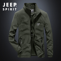  JEEP Jeep stand-up collar autumn jacket mens trend 2020 new mens jacket mens spring and autumn jacket autumn top