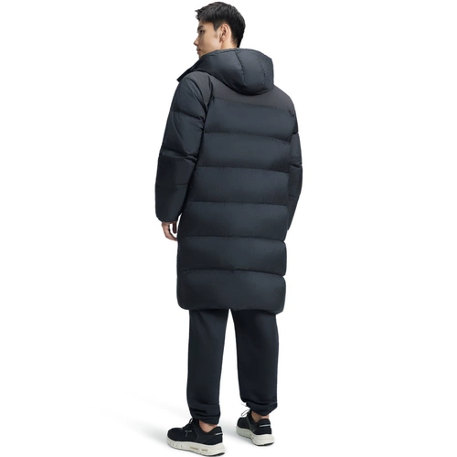 Спортивный длинный пуховик подходит для мужчин и женщин для влюбленных для отдыха с капюшоном