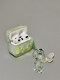AirPods Pro Headphones에 적용 가능 보호 케이스 여름 화장 녹색 나비 애플 헤드폰 커버 airpods 1/2 세대 보호 케이스 펜던트 에어 포드 새로운 3 세대 블루투스 헤드폰 케이스 모델 모델