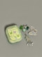 AirPods Pro Headphones에 적용 가능 보호 케이스 여름 화장 녹색 나비 애플 헤드폰 커버 airpods 1/2 세대 보호 케이스 펜던트 에어 포드 새로운 3 세대 블루투스 헤드폰 케이스 모델 모델