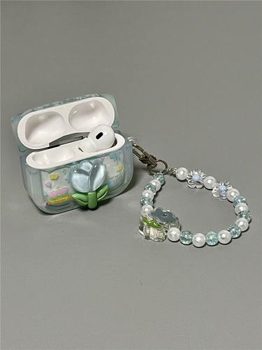 Apple, совместимые наушники, синий защитный чехол, трехмерный браслет, bluetooth, 2