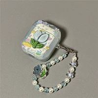 Airpods 1/2 генерации одного и того же браслета+трехмерный синий тюльпан