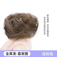 Прямые круги волос [светло-коричневый]